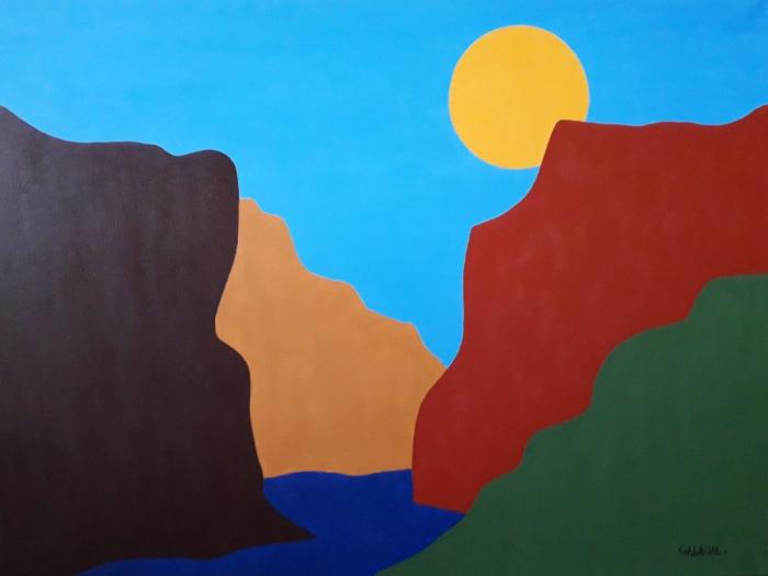 PAISAJE - Acrílico sobre lienzo - 80 x 60 cm