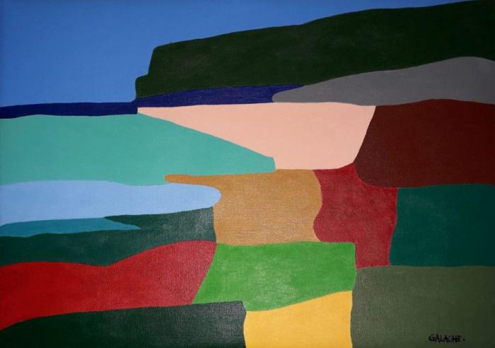 PAISAJE - Acrílico sobre lienzo - 42 x 30 cm