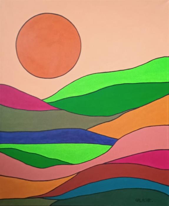 PAISAJE - Acrílico sobre lienzo - 50 x 60 cm