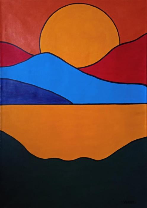 PAISAJE - Acrílico sobre lienzo - 50 x 70 cm