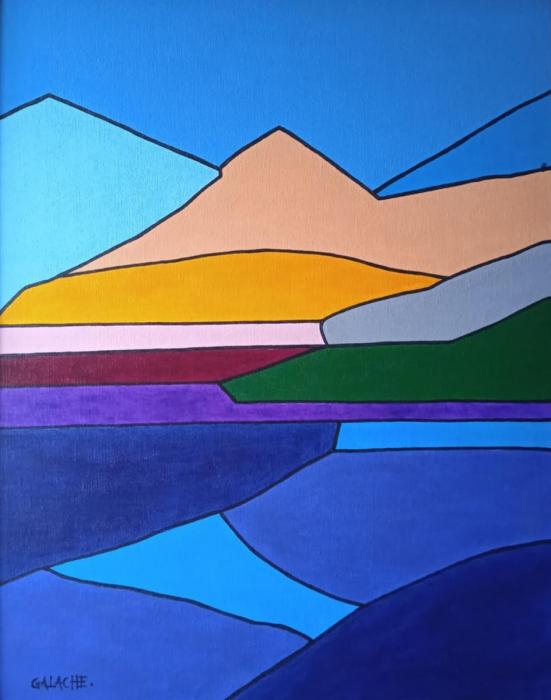 PAISAJE - Acrílico sobre lienzo - 40 x 50 cm