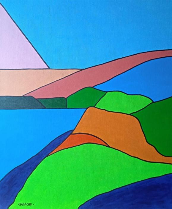 PAISAJE - Acrílico sobre lienzo - 40 x 50 cm