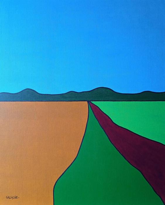 PAISAJE - Acrílico sobre lienzo - 40 x 50 cm
