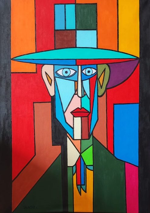 PEDRO NAVAJA - Acrílico sobre lienzo - 50 x 70 cm