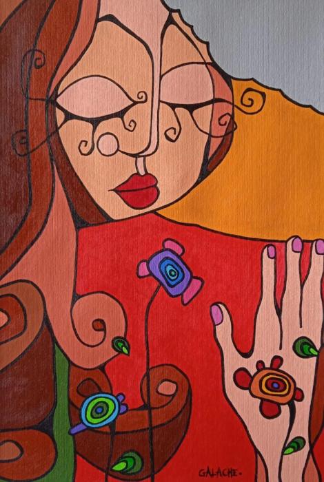 PRIMAVERA - Acrílico sobre papel