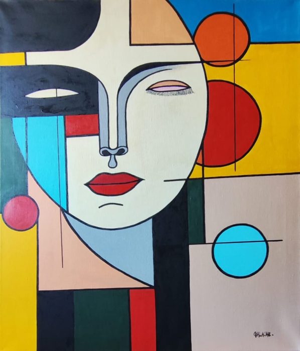 ROXANNE - Acrílico sobre lienzo - 50 x 60 cm