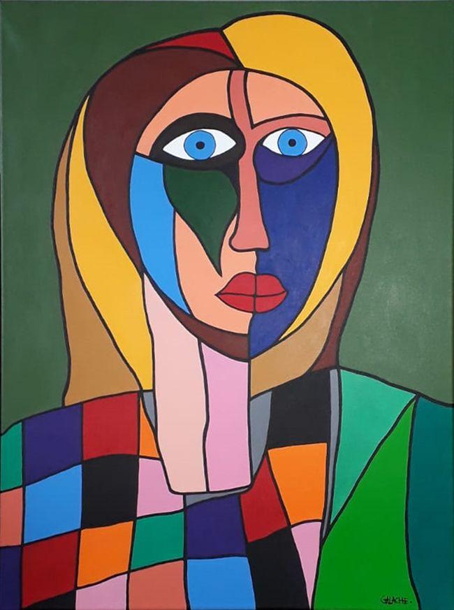 RUBIA - Acrílico sobre lienzo - 60 x 80 cm