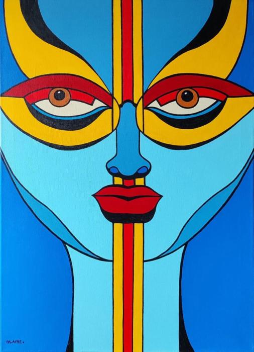 SHIVA - Acrílico sobre lienzo - 50 x 70 cm