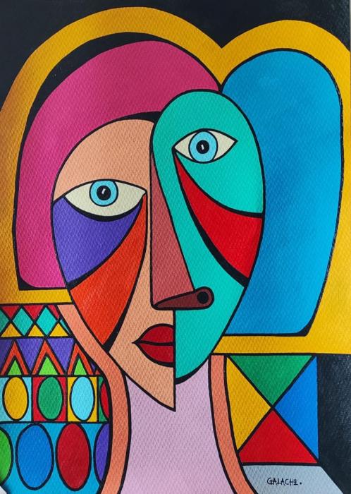 SIN TÍTULO - Acrílico sobre papel - 33 x 46 cm