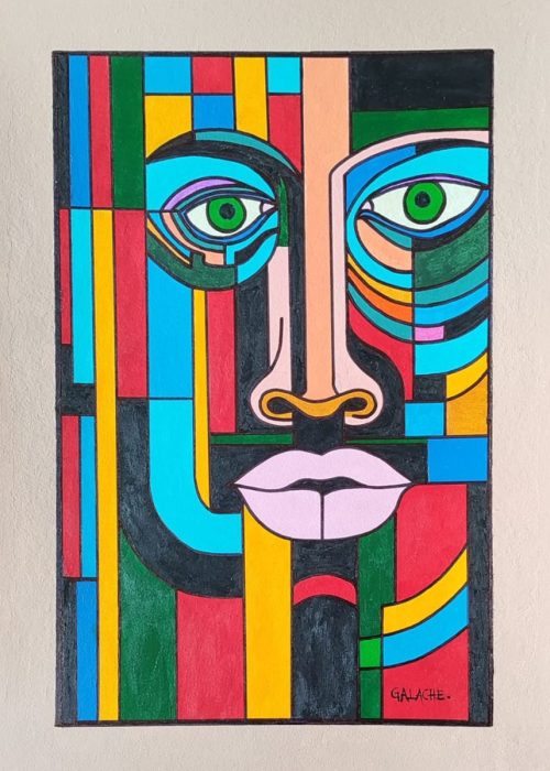 STEPHAN - Acrílico sobre papel - 30 x 40 cm