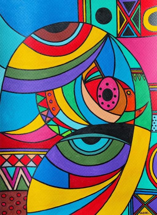 SUEÑO XIII - Acrílico sobre papel - 32 x 46 cm
