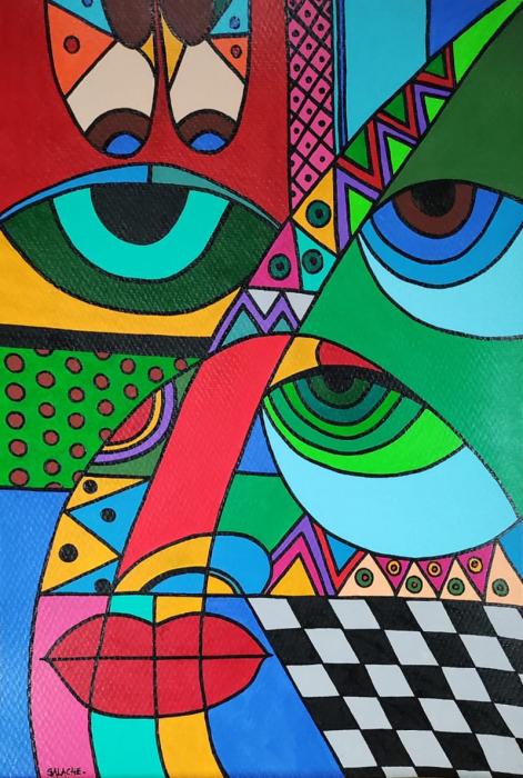 SUEÑO I - Acrílico sobre papel - 33 x 46 cm