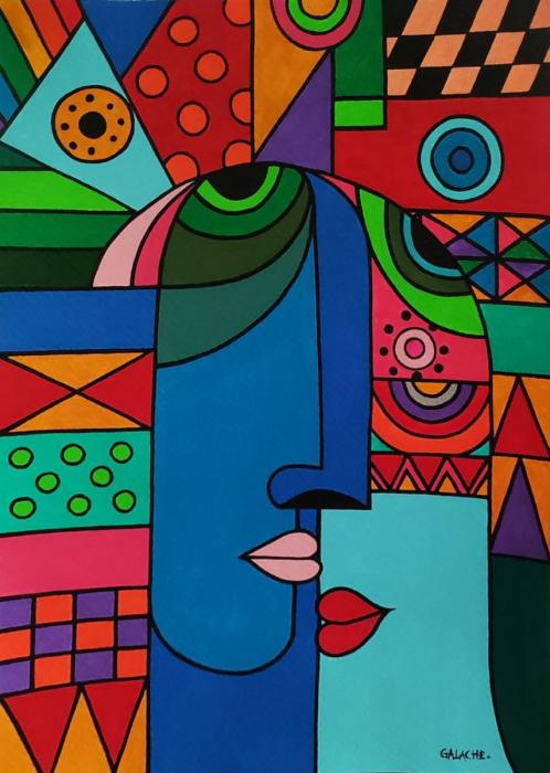 SUEÑO III - Acrílico sobre papel - 33 x 46 cm