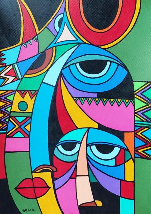 SUEÑO VI - Acrílico sobre papel - 33 x 46 cm