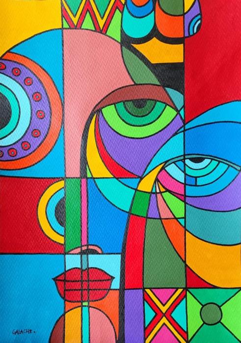 SUEÑO VIII - Acrílico sobre papel - 33 x 46 cm