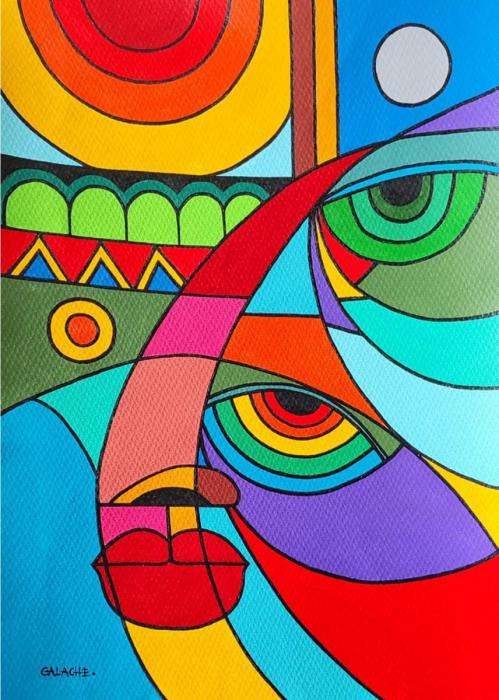 SUEÑO X - Acrílico sobre papel - 33 x 46 cm