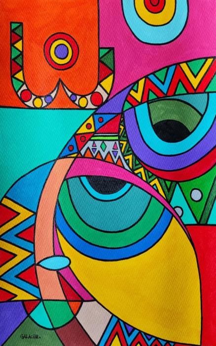 SUEÑO XII - Acrílico sobre papel - 32 x 48 cm