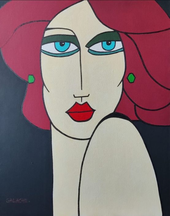 VERA - Acrílico sobre cartón entelado - 40 x 50 cm