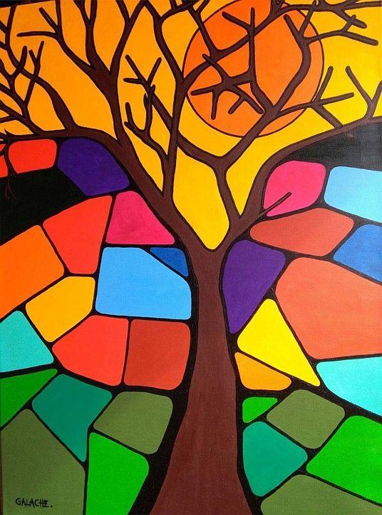 ÁRBOL - Acrílico sobre lienzo - 70 x 50 cm