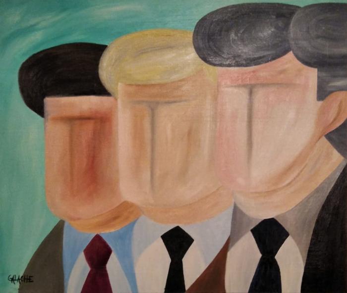 ANONIMATO - Óleo sobre lienzo - 60 x 40 cm (Colección privada)