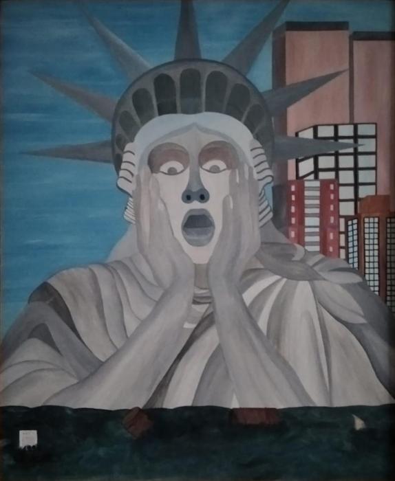 CONTAMINACIÓN - Óleo sobre lienzo - 60 x 70 cm
