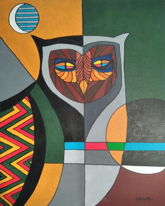 MOUCHO - Acrílico sobre lienzo - 40 x 50 cm
