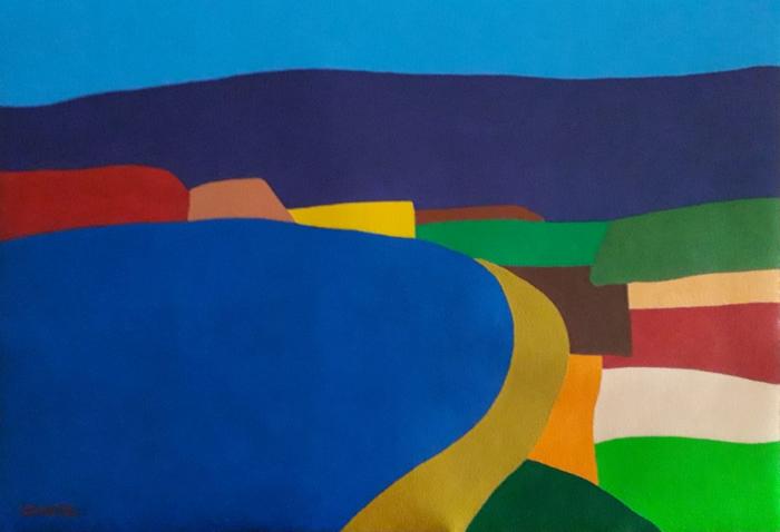 PAISAJE - Acrílico sobre lienzo - 42 x 30 cm