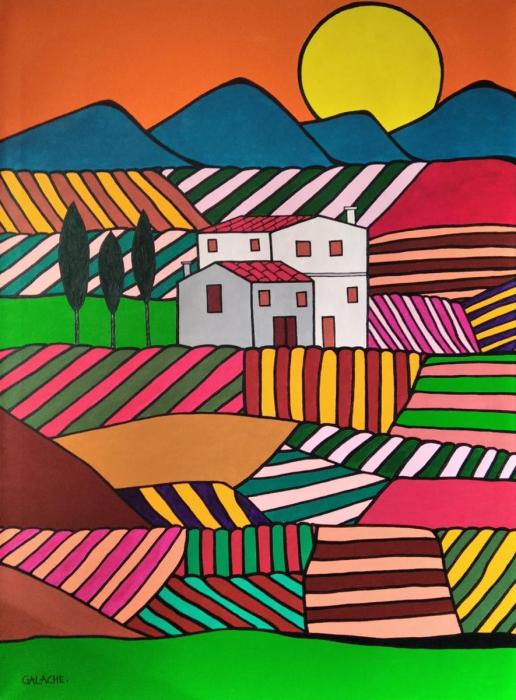 PAISAJE - Acrílico sobre lienzo - 50 x 70 cm