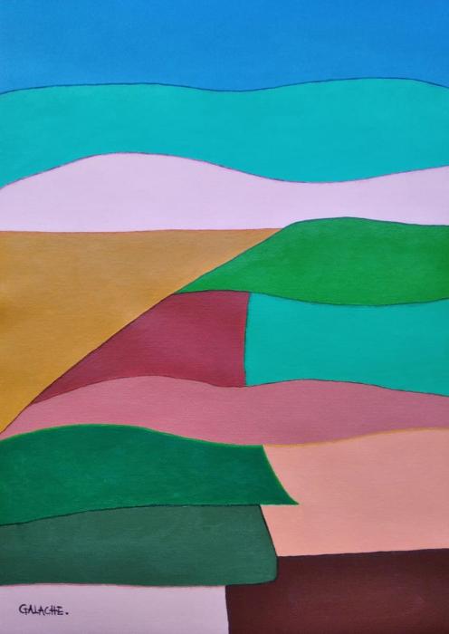 PAISAJE - Acrílico sobre lienzo - 30 x 42 cm