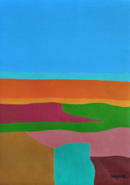 PAISAJE - Acrílico sobre lienzo - 30 x 42 cm