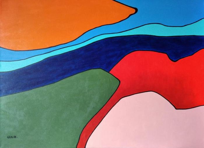 PAISAJE - Acrílico sobre lienzo - 80 x 60 cm