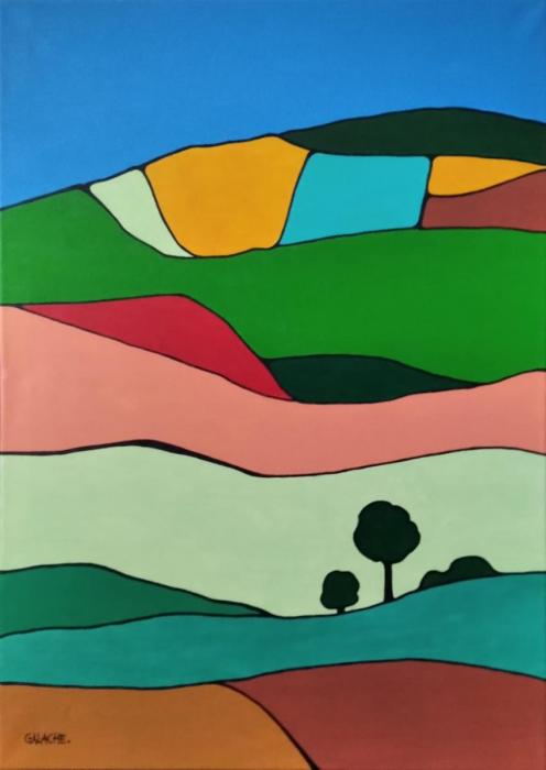 PAISAJE - Acrílico sobre lienzo - 50 x 70 cm