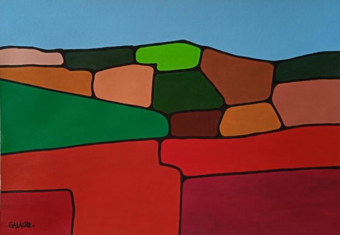 PAISAJE - Acrílico sobre papel