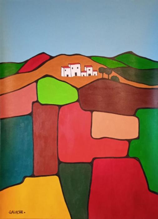 PAISAJE - Acrílico sobre tela
