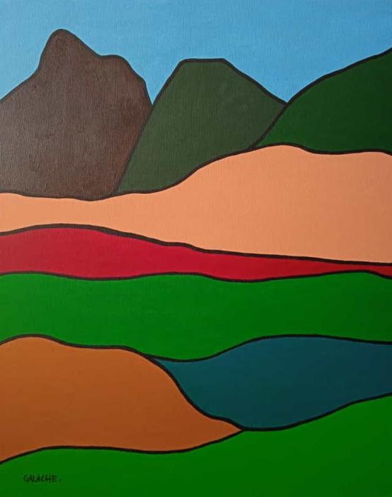 PAISAJE - Acrílico sobre lienzo - 40 x 50 cm