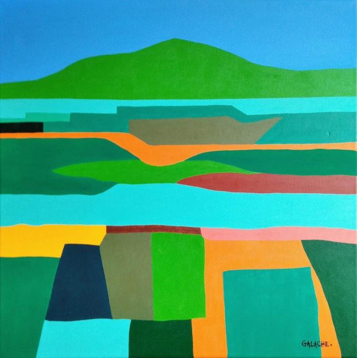 PAISAJE - Acrílico sobre lienzo - 60 x 60 cm